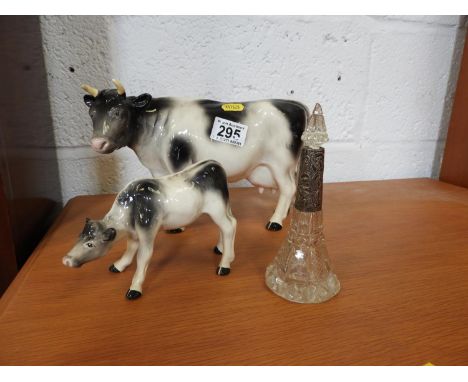 Melba Ware Cow Ornaments 