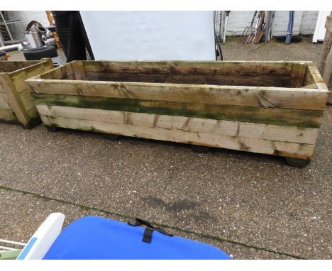 Wooden Trough Planter 