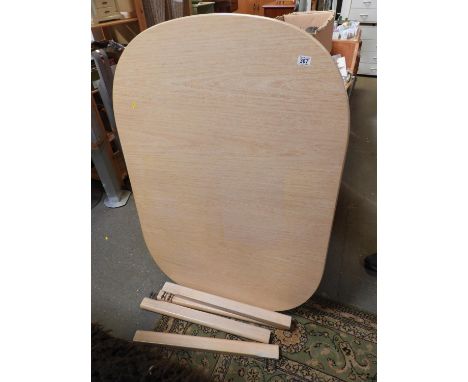 Light Wood Extending Kitchen Table 