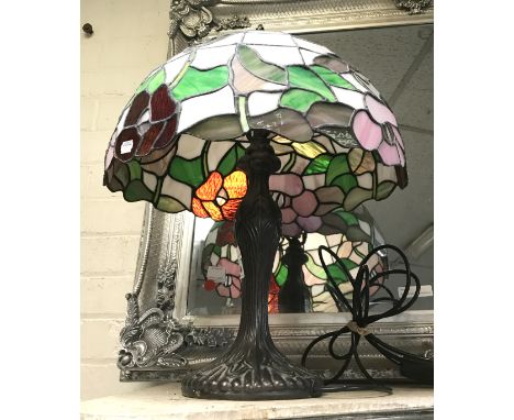 LARGE TIFFANY STYLE TABLE LAMP 47CMS (H)