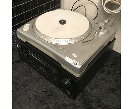 ONKYO TX-DS787 AV RECEIVER/TUNER/AMPLIFIER WITH USB TURNTABLE