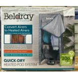 Beldray Quick Dry Heated Pod System. Est £40 - Grade U