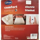Silentnight Comfort Control Electric Blanket. Est £30 - Grade U