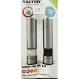 Salter Electronic Mill Set. Est £20 - Grade U