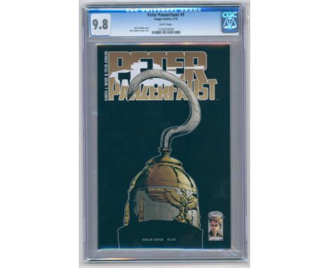 PETER PANZERFAUST #9 – (Mar. 2013 Image) – GRADED 9.8 by CGC – Tyler Jenkins cover and art, Kurtis Wiebe story. Flat / Unfold
