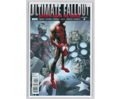 ULTIMATE FALLOUT #4 - (Oct 2011, Marvel) - Key Issue: First appearance of the new Spider-Man (Miles Morales) Bendis, Hickman 