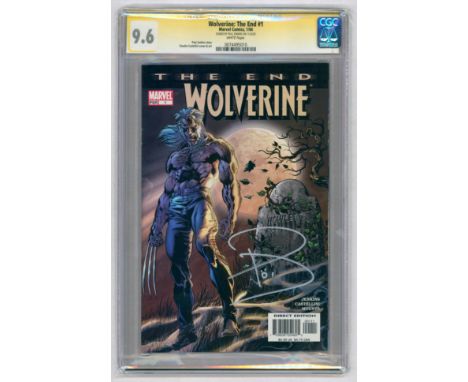 WOLVERINE: THE END #1 – (Jan. 2004 Marvel Comics) – GRADED 9.6 by CGC – Signed by Paul Jenkins on 11/22/03. Claudio Castellin