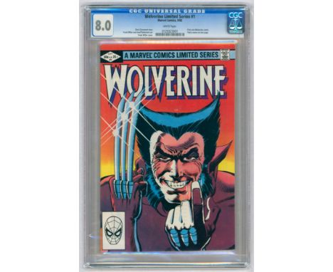 WOLVERINE LIMITED SERIES #1-(September 1982)- Graded 8.0 by CGC. Key Issue: First solo comic book series; First cameo of Yuki