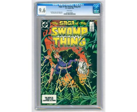 SAGA OF THE SWAMP THING #23 – (Apr. 1984 DC Comics) – GRADED 9.6 by CGC – Tom Yeates cover, Steve Bissette &amp; John Totlebe