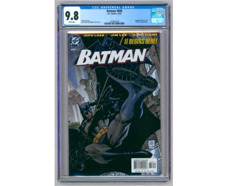 BATMAN #608 – (Dec 2002 DC Comics) – GRADED 9.8 by CGC – Catwoman, Killer Croc &amp; Poison Ivy appearance. Jim Lee &amp; Sco
