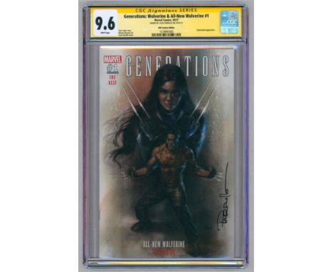 GENERATIONS: WOLVERINE &amp; ALL-NEW WOLVERINE #1 KRS Comics Edition-(September 2017)-Graded 9.6 by CGC. Sabretooth appearanc