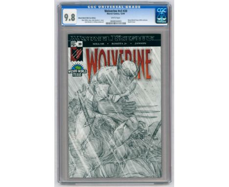 WOLVERINE #v3 #20-(November 2004)- Graded 9.8 by CGC-Wizard World Texas 2004 Con exclusive. Stretch Cover. Wizard World2004 C