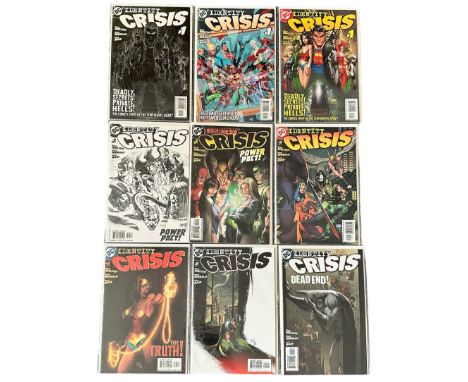 IDENTITY CRISIS comic range 2011-2013, to include; #1 (3 examples, different cover art), #2 (2 examples, different cover art)