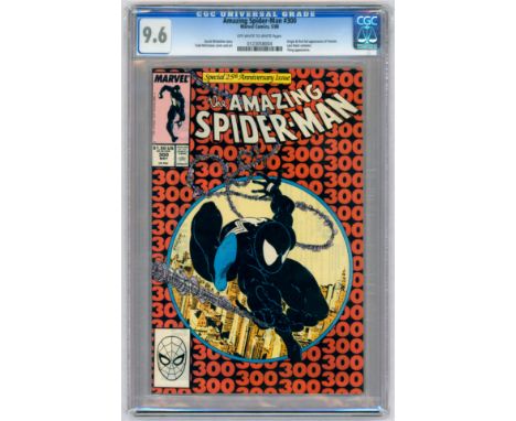 AMAZING SPIDER-MAN #300 – (1988 Marvel) – GRADED 9.6 by CGC – Key Issue: First full appearance of Venom; First issue inked by