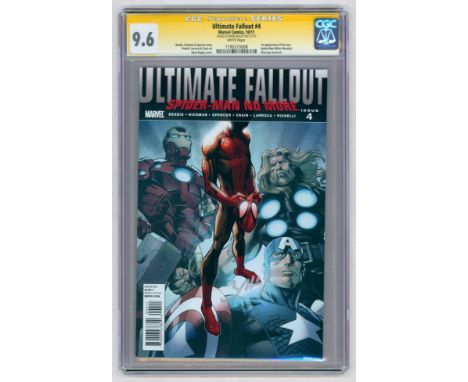 ULTIMATE FALLOUT #4 - (Oct 2011, Marvel) - GRADED 9.6 by CGC- Key Issue: First appearance of the new Spider-Man (Miles Morale