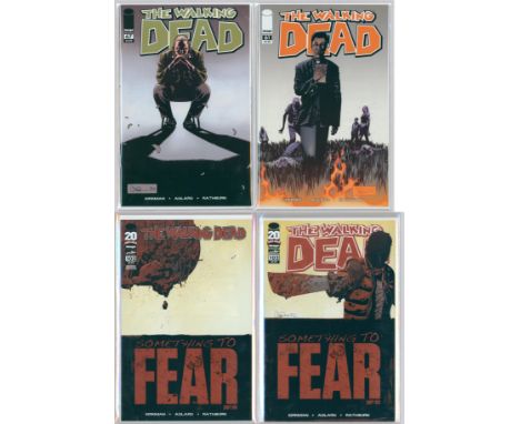 THE WALKING DEAD (Image Comics) four copies with #61 Key Issue with first appearance of Father Gabriel Stones, death of Billy