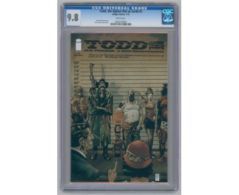 TODD, THE UGLIEST KID ON EARTH #1-(December 2012)-Graded 9.8 by CGC. Ken Kristensen story, M.K. Perker cover &amp; art. Flat/