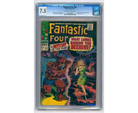 FANTASTIC FOUR #66 – (Sep. 1967 Marvel Comics) – GRADED 7.5 by CGC – Key Issue: Origin of HIM begins. Two part origin of HIM 