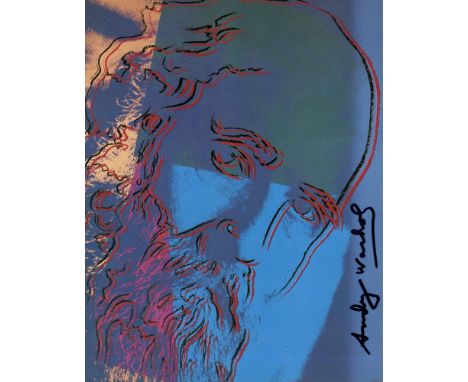 Artist: Andy Warhol (American, 1928 - 1987). Title: "Martin Buber [announcement/invitation]". Medium: Color offset lithograph