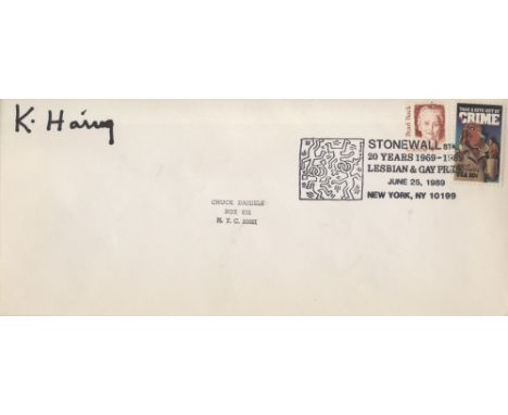 Artist: Keith Haring (American, 1958 - 1990). Title: "Stonewall Station [version "a"]". Medium: Offset lithograph. Date: Comp