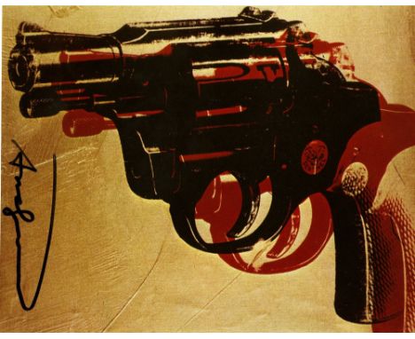 Artist: Andy Warhol (American, 1928 - 1987). Title: "Guns #08". Medium: Color offset lithograph. Date: Printed 1982. Dimensio