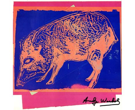 Artist: Andy Warhol (American, 1928 - 1987). Title: "Giant Chaco Peccary". Medium: Color offset lithograph. Date: Composed 19