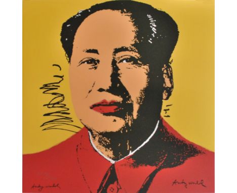 Artist: Andy Warhol [d'apres] (American, 1928 - 1987). Title: "Mao #08". Medium: Color lithograph. Date: Printed c1986?. Dime