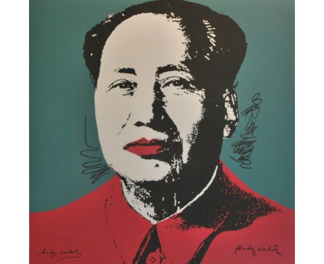 Artist: Andy Warhol [d'apres] (American, 1928 - 1987). Title: "Mao #06". Medium: Color lithograph. Date: Printed c1986?. Dime