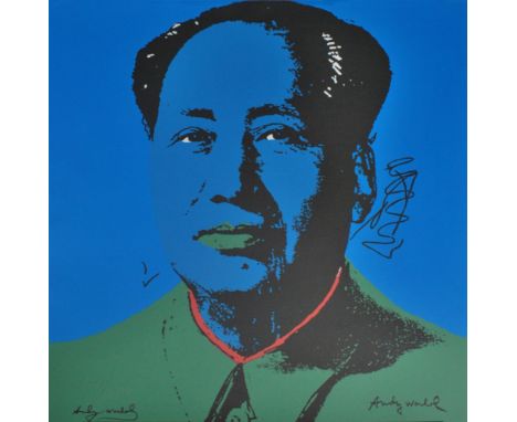 Artist: Andy Warhol [d'apres] (American, 1928 - 1987). Title: "Mao #10". Medium: Color lithograph. Date: Printed c1986?. Dime