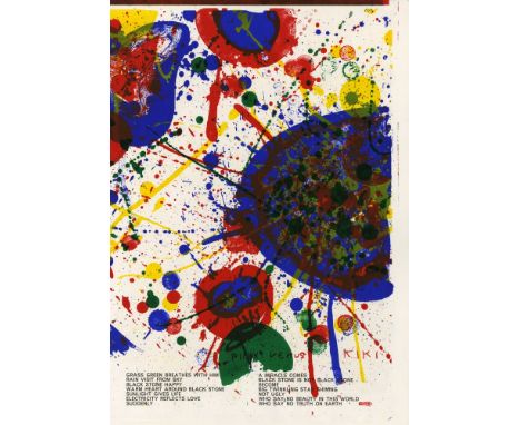 Artist: Sam Francis (American, 1923-1994). Title: "Pink Venus Kiki". Medium: Color lithograph. Date: Composed 1963. Dimension