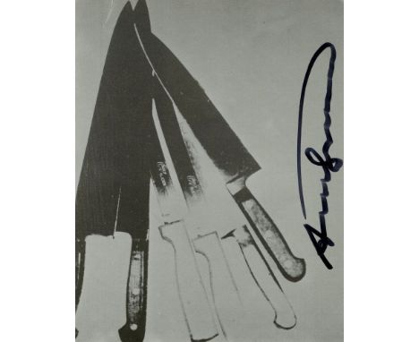 Artist: Andy Warhol (American, 1928 - 1987). Title: "Knives #02". Medium: Color offset lithograph. Date: Printed 1982. Dimens