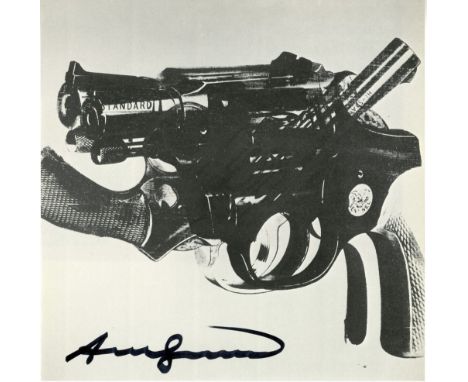 Artist: Andy Warhol (American, 1928 - 1987). Title: "Guns #12". Medium: Color offset lithograph. Date: Printed 1982. Dimensio