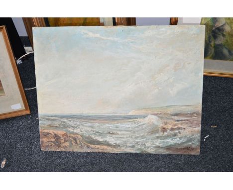 An oil painting, by R. Muler - "Northumberland Coast near Blyth", signed and dated '1936; label with inscription verso, unfra