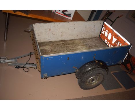 An Indispenssion 553 light trailer, c.1981, first registered 2nd March, 1989.