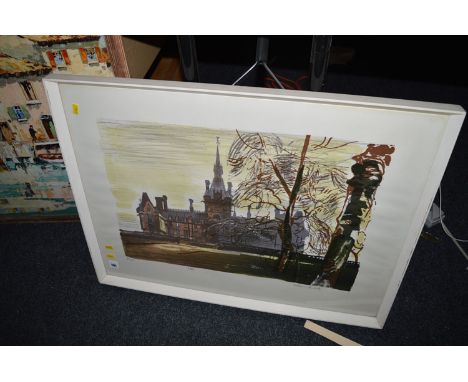 A limited edition colour lithograph, by Edwin La Dell - "Feltes", signed inscribed and numbered 30/75.