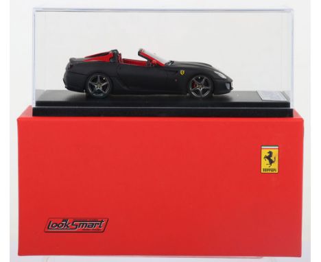 Look Smart Models Ferrari SA Aperta, Matt black/red resin high quality model, 1:43 scale, Limited edition 48/50, in mint boxe