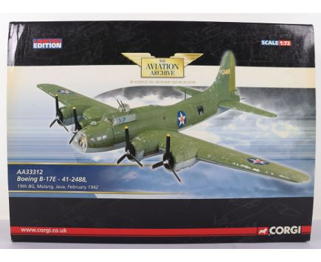Corgi Aviation Archive B-17E Flying Fortress, Corgi B-17E Flying Fortress, of the 19th BG, Java, February 1942. This example 
