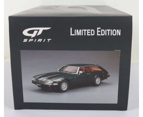 GT Spirit Models  Jaguar Lynx Eventer,GT216, metallic green resin body, highly detailed, 1:18 scale, in mint pre owned boxed 