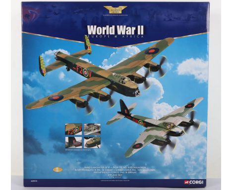 Corgi Aviation Archive RAF Avro Lancaster B.VI & DH Mosquito Mk.IX, Twin Pack, Two aircraft set comprising of the Lancaster B