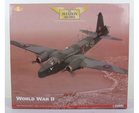 Corgi Aviation Archive Vickers Wellington Mk.VIII, Corgi model Wellington of the ‘Defenders of Malta’ collection. This aircra