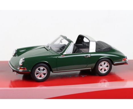 GT Spirit Models  Porsche 911 Targa, GT001CS, green  resin body, highly detailed, 1:18 scale, limited edition 0909/1000  in m
