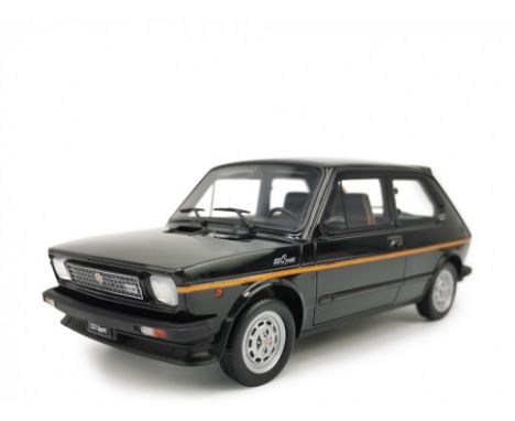 Laudoracing Fiat 127 Sport 70 HP 1978, 1:18 scale,LM090A black resin model, in outer card boxed, in mint sealed condition, wi