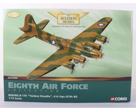 Corgi Aviation Archive B-17E Flying Fortress USAAF, Corgi’s B-17E Flying Fortress ‘Yankee Doodle’ of the 414th BS / 97th BG. 