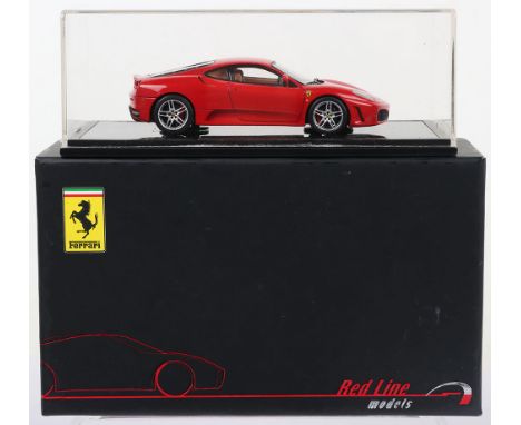 Red Line Models, Ferrari F430, red resin high quality model, 1:43 scale, in mint boxed condition, ref no RL043 limited editio
