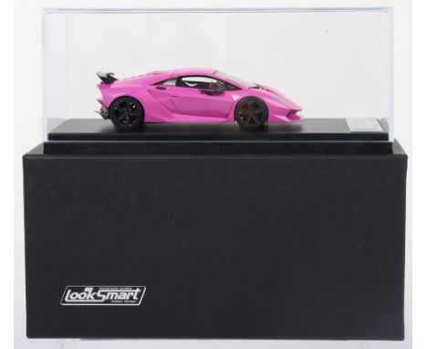 Look Smart Models, Lamborghini Sesto Elemento metallic pink resin high quality model, 1:43 scale, Special edition 40 pcs for: