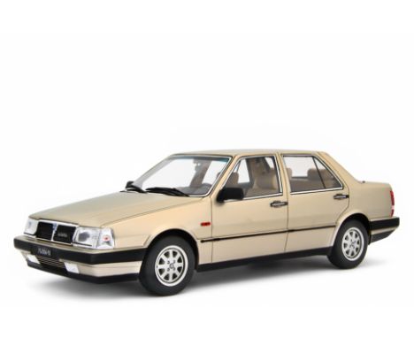 Laudoracing Lancia Thema 2.0 Litre I.E. Tubo 1984 model, 1:18 scale,LM146A plating met. resin model, in outer card illustrate