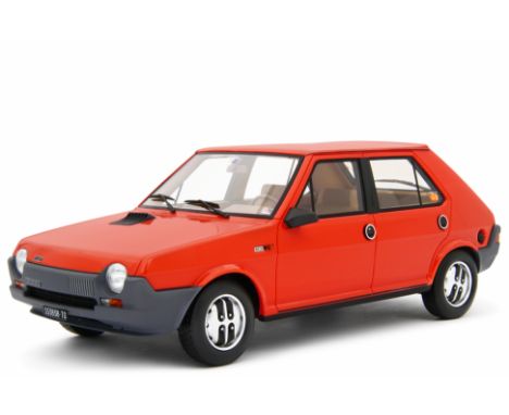 Laudoracing  Fiat Ritmo 60 CL 1978, 1:18 scale,LM155B, red resin model, in outer card boxed, in mint sealed condition. Pictur