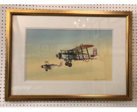 Barry K. Barnes - 'In the Heat of the Day', watercolour on paper, signed lower right, labelled verso, 29 x 49 cm, double-moun