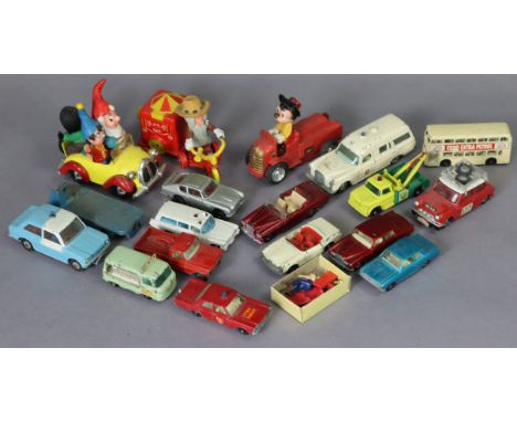 Seventeen various die-cast scale models by Corgi, Lesney, &amp; others, all un-boxed.
