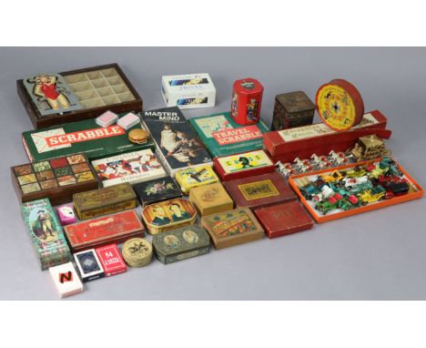 A Lesney scale model “Coronation Coach”, boxed; together with various games.